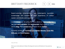 Tablet Screenshot of brittany-frederick.com
